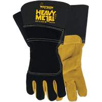 Black Velvet Winter Heavy Metal Welding Gloves, Size Small, Split Elkhide Shell, ASTM ANSI Level A5 Ontario Packaging