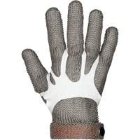 MMG Food Safe Metal Chainmail Gloves, Size 2X-Small, Stainless Steel Shell, ASTM ANSI Level A9 Ontario Packaging