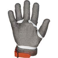 MMG Food Safe Metal Chainmail Gloves, Size 2X-Small, Stainless Steel Shell, ASTM ANSI Level A9 Ontario Packaging