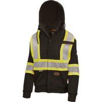 Heavyweight Safety Hoodie, Women's, X-Small, Black Ontario Packaging
