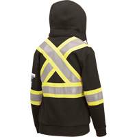 Heavyweight Safety Hoodie, Women's, X-Small, Black Ontario Packaging