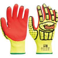 Cut and Impact-Resistant Gloves, Small, Synthetic Palm, Knit Wrist Cuff Ontario Packaging