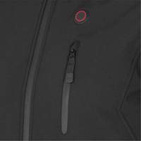 Heated Soft-Shell Jacket, Men's, Small, Black Ontario Packaging