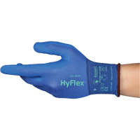 Gants Hyflex 11-814, Taille 5/2T-petit, Calibre 18, Rev&ecirc;tement Mousse de nitrile, Enveloppe en Nylon/Spandex, ASTM ANSI niveau A1/EN 388 niveau 1/EN 388 niveau A Ontario Packaging