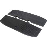 Speed Hump End Caps, Rubber, 2' L x 16" W x 1-1/4" H Ontario Packaging