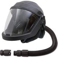 DEFENDER Supplied Air Respirator Shield & Helmet with No Flow Valve, Universal, Facepiece Ontario Packaging