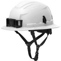 BOLT 4-Point Full Brim Safety Helmet, Ratchet Suspension, ANSI Type II/CSA Type 2 Ontario Packaging