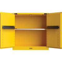 Utili-Guard+ Flammable Safety Cabinet, 30 gal., 1 Door, 43" W x 44" H x 22" D Ontario Packaging