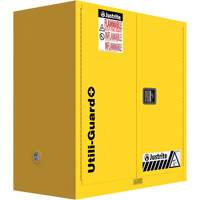 Utili-Guard+ Flammable Safety Cabinet, 30 gal., 1 Door, 43" W x 44" H x 22" D Ontario Packaging