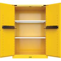 Utili-Guard+ Flammable Safety Cabinet, 45 gal., 2 Door, 43" W x 65" H x 22" D Ontario Packaging