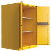 Utili-Guard+ Flammable Safety Cabinet, 45 gal., 2 Door, 43" W x 65" H x 22" D Ontario Packaging