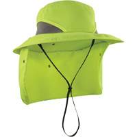 Chapeau de garde forestier 8934 Chill-Its avec prot&egrave;ge-nuque, petit/moyen, Lime haute visibilit&eacute; Ontario Packaging