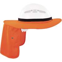 Visi&egrave;re universelle avec protection de la nuque pour casque de s&eacute;curit&eacute; Chill-Its 6661, Orange haute visibilit&eacute; Ontario Packaging