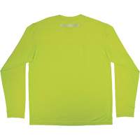 Chemise de refroidissement &agrave; manches longues avec protection solaire et UV Chill-Its 6689, Jaune lime haute visibilit&eacute;, Petit Ontario Packaging