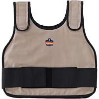 Chill-Its 6235 Standard Phase Change Cooling Vest, Small/Medium, Khaki Ontario Packaging