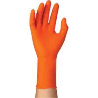 Gants jetables TOUCHNTUFF 93-800, 6,5/7, Latex/N&eacute;opr&egrave;ne/Nitrile, 23,6-mils, Sans poudre, Orange Ontario Packaging