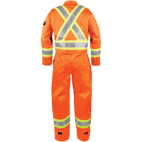 Combinaison ignifuge haute visibilit&eacute;, Taille Petit, Orange Ontario Packaging