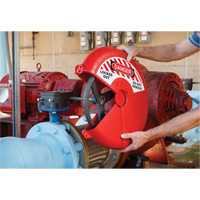 Collapsible Gate Valve Lockout Device, Wheel Type Ontario Packaging