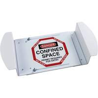 Panneau pour trou d'homme "Danger Confined Space Permit Required For Entry", 21" x 30", Polystyr&egrave;ne, Anglais Ontario Packaging