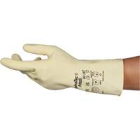 Gants naturels et l&eacute;gers AlphaTec 87-137, Taille 7, 11,8" lo, Latex de caoutchouc, 16 mils Ontario Packaging