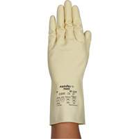 Gants naturels et l&eacute;gers AlphaTec 87-137, Taille 7, 11,8" lo, Latex de caoutchouc, 16 mils Ontario Packaging