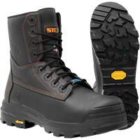 Bottes de travail Metpro Flex avec protecteur m&eacute;tatarsien, Cuir, Taille 4, Imperm&eacute;able Ontario Packaging