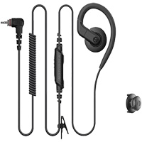 Over-the-Ear Single Pin Earpiece for Curve Two-Way Radio Ontario Packaging