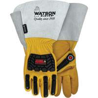 Storm Trooper Water-Resistant Gloves, Small, Cowhide Palm, Gauntlet Cuff Ontario Packaging