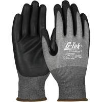 G-Tek&reg; Cut-Resistant Gloves with Touchscreen Capability, Size Small, 18 Gauge, Foam Nitrile Coated, PolyKor&reg; Shell, ASTM ANSI Level A4/EN 388 Level D Ontario Packaging