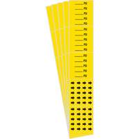Marqueurs de tuyau PSI, Autocollant, 2-1/4" h x 2-3/4" la, Noir sur jaune Ontario Packaging
