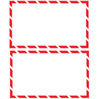 &eacute;tiquettes SIMDUT 200/pqt, Papier, Rouleau, 4-3/4" lo x 8-1/2" la Ontario Packaging