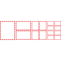 &eacute;tiquettes SIMDUT 400/pqt, Papier, Rouleau, 5-1/2" lo x 4-1/4" la Ontario Packaging