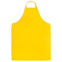PVC Apron, PVC, Yellow, 35" W x 45" L Ontario Packaging