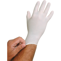 BioTek&reg; Disposable Gloves, Small, Latex, 6-mil, Powdered, White Ontario Packaging