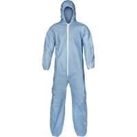 Pyrolon<sup>®</sup> Plus 2 FR Coveralls, Small, Blue, FR Treated Fabric SN346 | Ontario Packaging