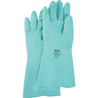 StanSolv&reg; Z-Pattern Grip Gloves, Size 6/X-Small, 13" L, Nitrile, 15-mil Ontario Packaging