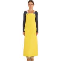 Reinforced Heavy-Duty Apron, Neoprene, 45" L x 35" W, Yellow Ontario Packaging