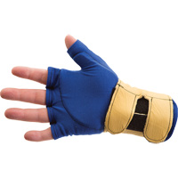 Fingerless Glove Liner with Wrist Restrainer, Size X-Small, Poly-Cotton Palm Ontario Packaging