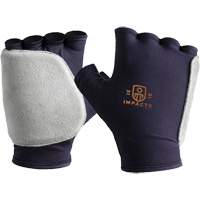 Palm and Side Impact Glove Liner-Right, X-Small, Grain Leather Palm, Slip-On Cuff SR303 | Ontario Packaging