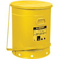 Oily Waste Cans, FM Approved/UL Listed, 21 US gal., Yellow SR365 | Ontario Packaging