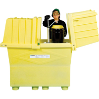 Contenants Poly-Safetypack<sup>MD</sup> plus sans drain, 60,25" lo x 34,5" la x 64" h, Capacité de charge 1200 lb SR416 | Ontario Packaging