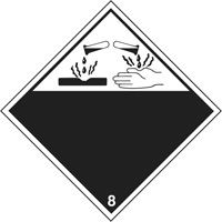 Plaque-&eacute;tiquette TMD mati&egrave;res corrisives, Plastique Ontario Packaging