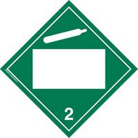 Non-Toxic Gas TDG Placard, Plastic Ontario Packaging