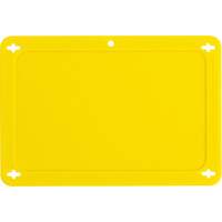 &eacute;tiquette vierge pour vanne, Plastique, 4-3/4" la x 3-1/4" h Ontario Packaging