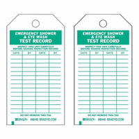 Test Record Tags, Polyester, 4" W x 7" H, English Ontario Packaging