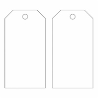 &eacute;tiquettes vierges pour la pr&eacute;vention des accidents, M&eacute;tal, 3" la x 5-3/4" h Ontario Packaging
