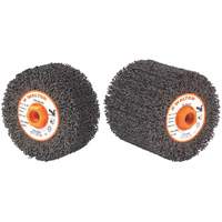 Tambour de finition FX, 4-1/4" dia. x 2" la, 5/8"-11 Arbre, Grain Cors&eacute; Ontario Packaging