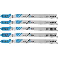 Jig Saw Blades Basic for Metal, High Speed Steel, T-Shank, 3-5/8" L Ontario Packaging