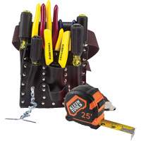 ENS OUTILS ELECTRICIEN A/POCHETTE CEINTURE, Cuir, Blanc Ontario Packaging