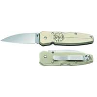 Lockback Knife with Drop Point Blade, 2-1/2" Blade, Stainless Steel Blade, Aluminum Handle Ontario Packaging